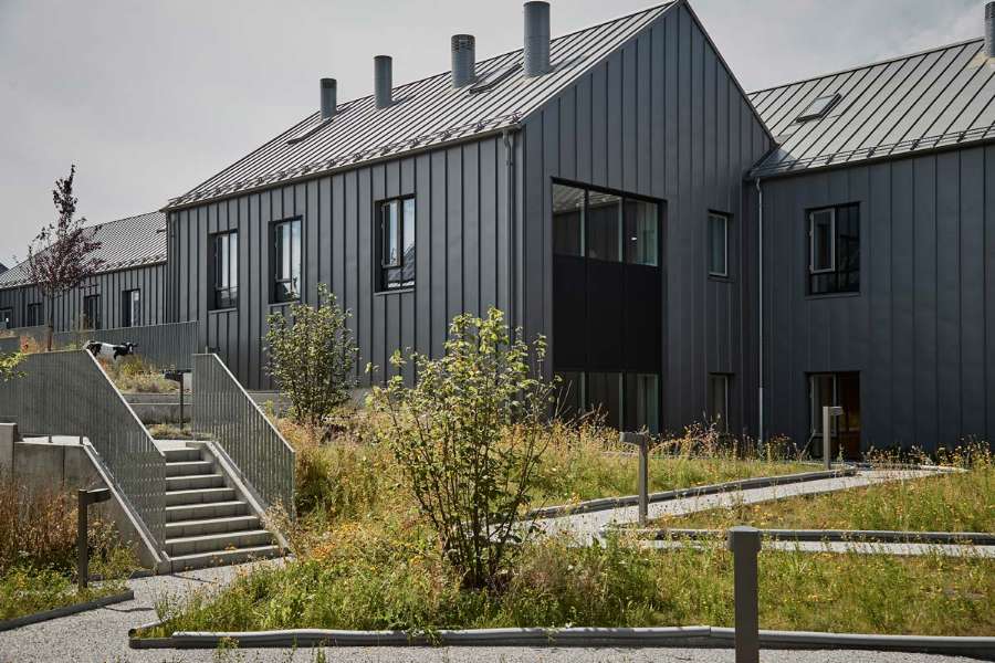 Dementia nursing home community clad and protected with steel. Forgetful?, DemensCentrum Aarhus – Skovvang, Skovvangsvej 97-99, 8200 Aarhus